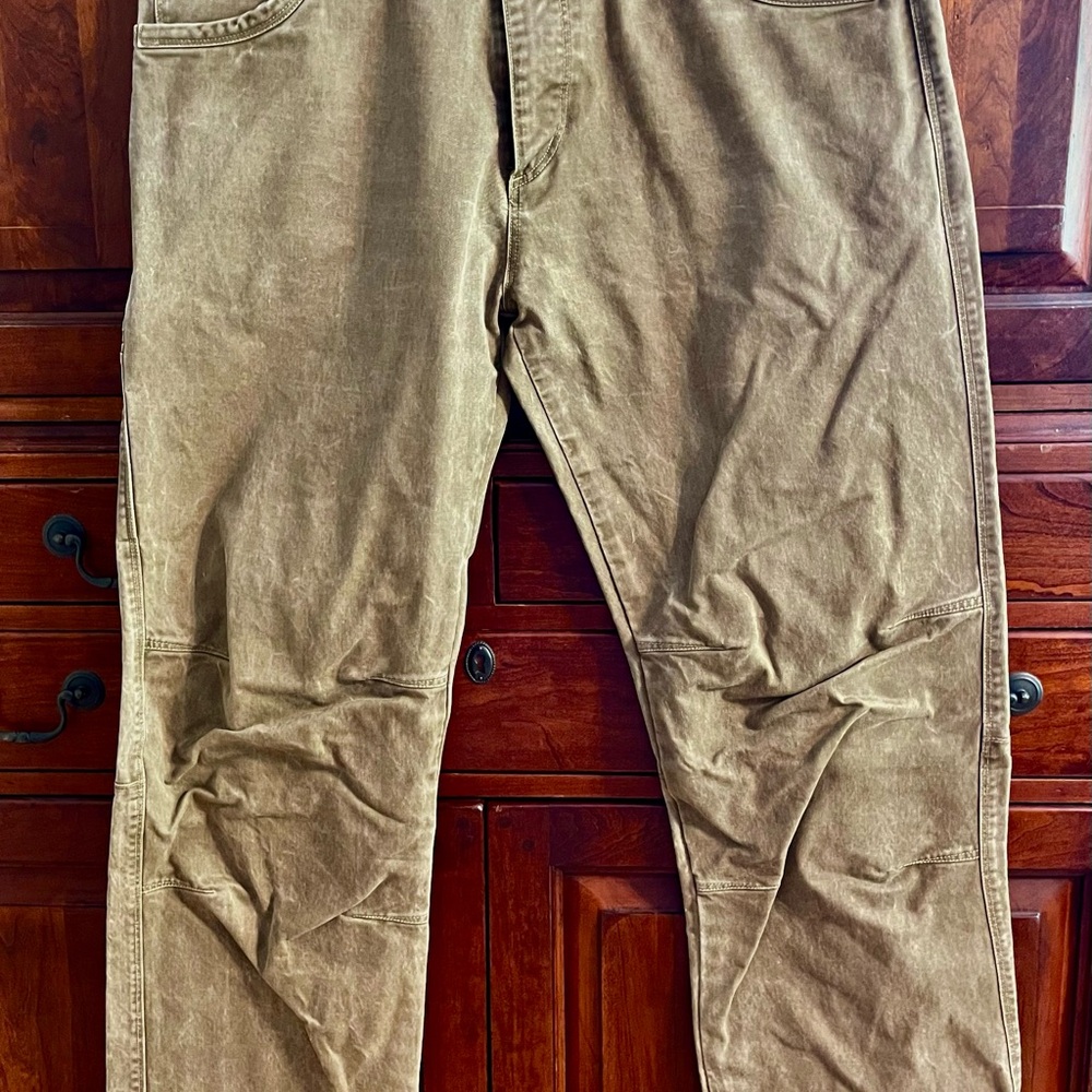 Men’s KUHL Tan Rugged RYDER Pants, 36x34